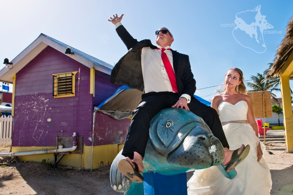 Trash the DRess - Wedding Photography in Belize